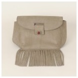Moroccan Grey Leather Fanny Pack